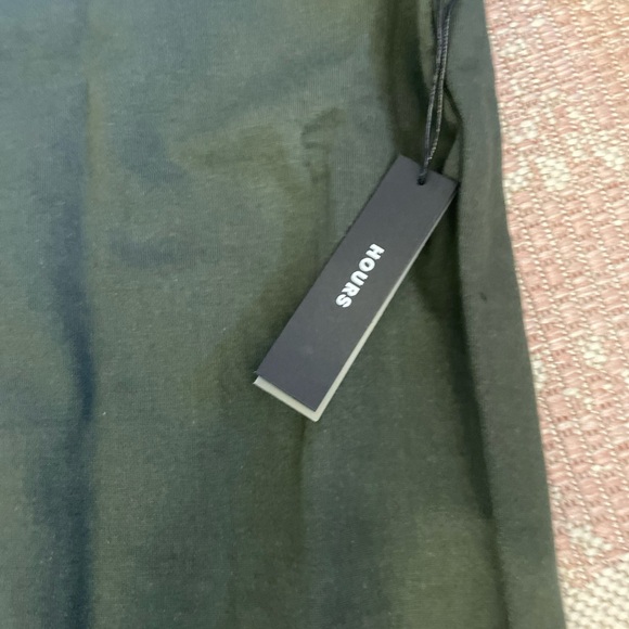 Men's green Crewneck sweatshirt HOURS - Picture 2 of 5